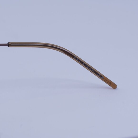 Givenchy GV40106U 30G Sunglasses Shiny Endura Gold Aviator Frame, Brown Lenses - Picture 6 of 9